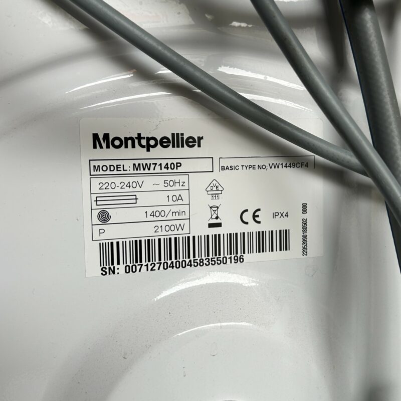 MONTPELLIER Washing Machine MW7140P White 9205