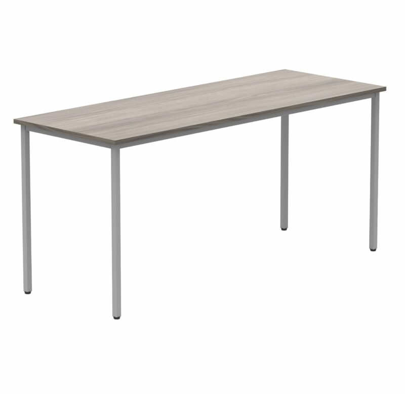 Easy Multi Purpose Table grey oak Silver