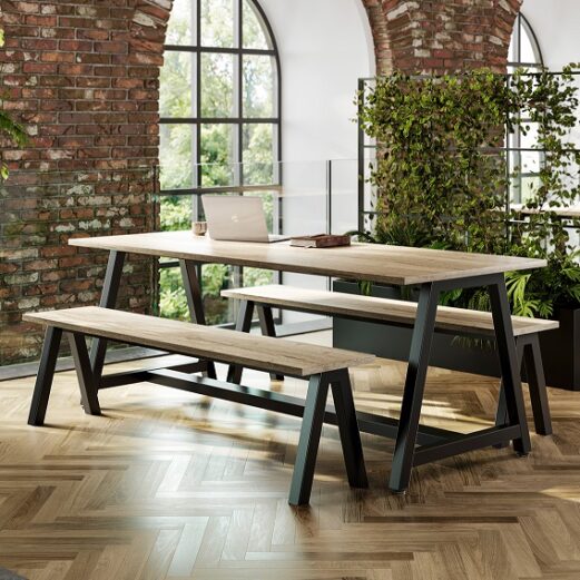 Gianni-A-table-Halifax-Oak-and-black-legs-with-floor-planter