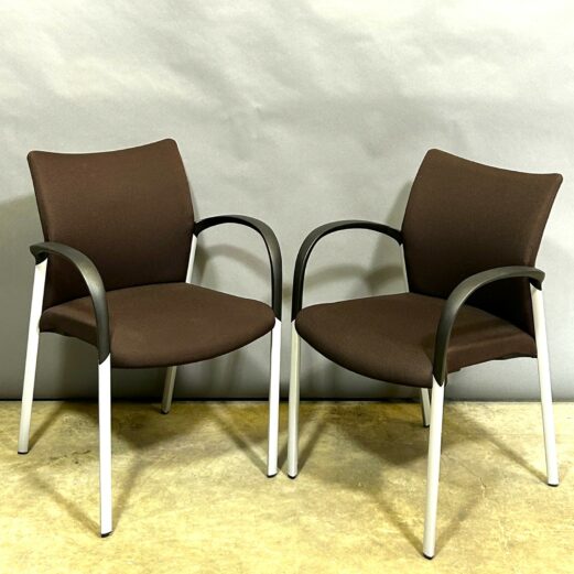 PAIR of SENATOR Trillipse Side Chairs Brown 1213