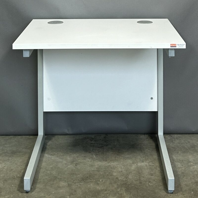Compact Workstation Desk White 11339