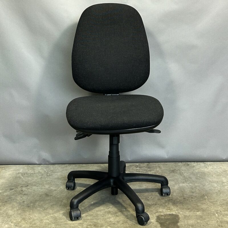 Fully Adjustable Task Chair Charcoal without Arm-rests 2323