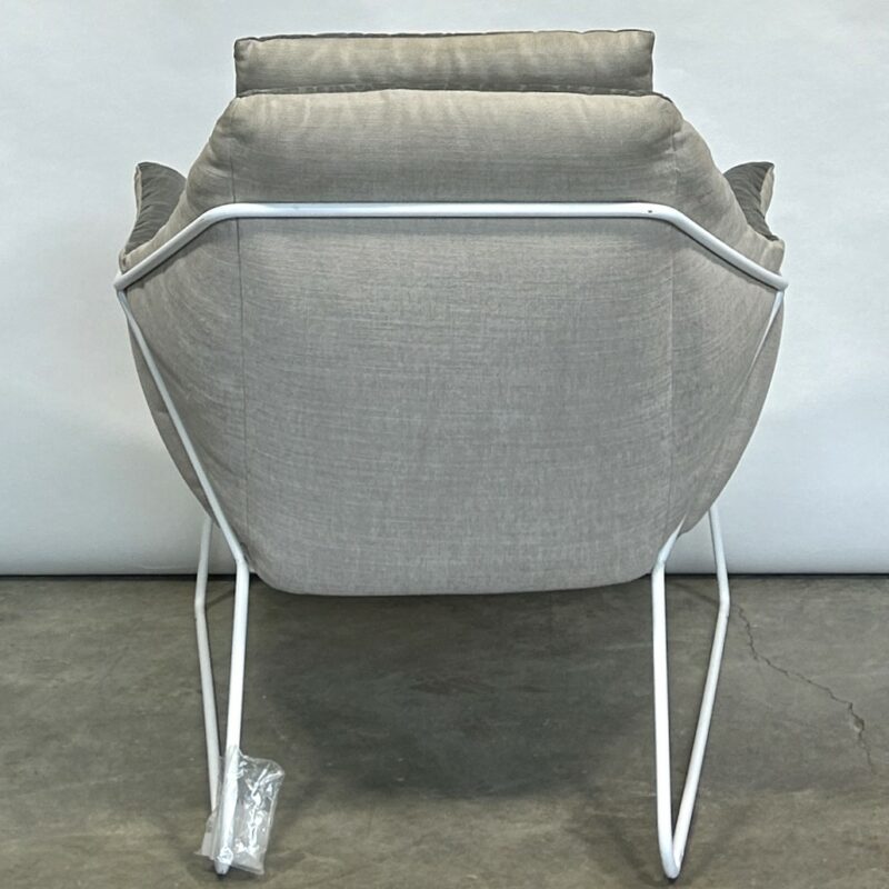 SABA New York Lounge Armchair White Grey 3090